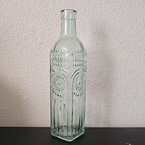 Vintage Green Glass Bottle